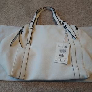 Urban Expressions White Bag with Black Trim